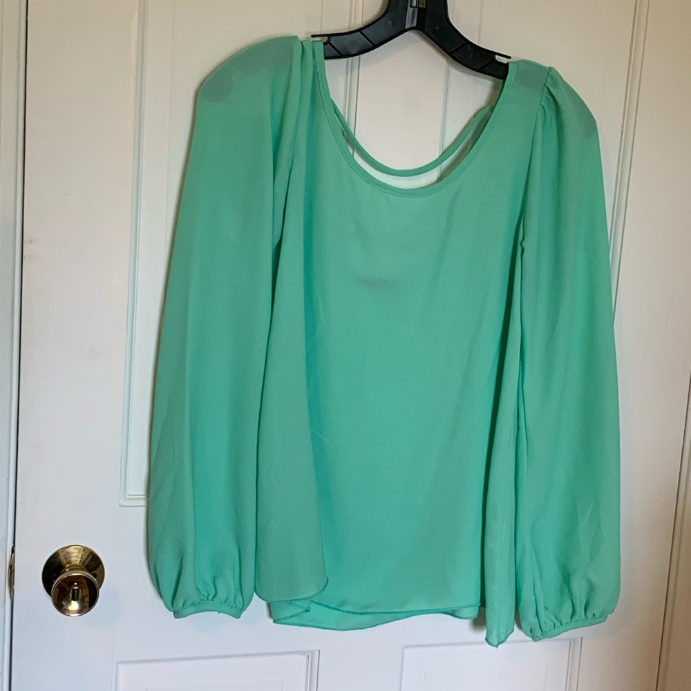 Sweet Claire size small mint top - Picture 1 of 5